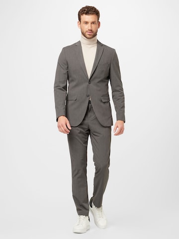 SELECTED HOMME Slimfit Kostym 'LIAM' i grå: framsida