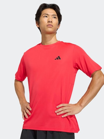 raudona ADIDAS PERFORMANCE Sportiniai marškinėliai 'WE BAS': priekis