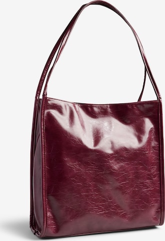 PIECES Shopper in Rood: voorkant