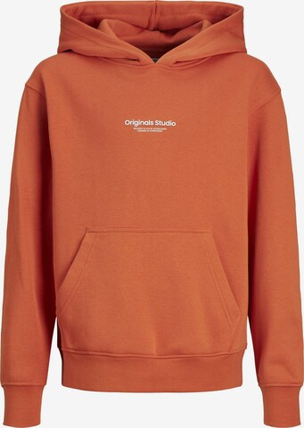 Jack & Jones Junior Sweatshirt ' Vesterbro' in Orange: front