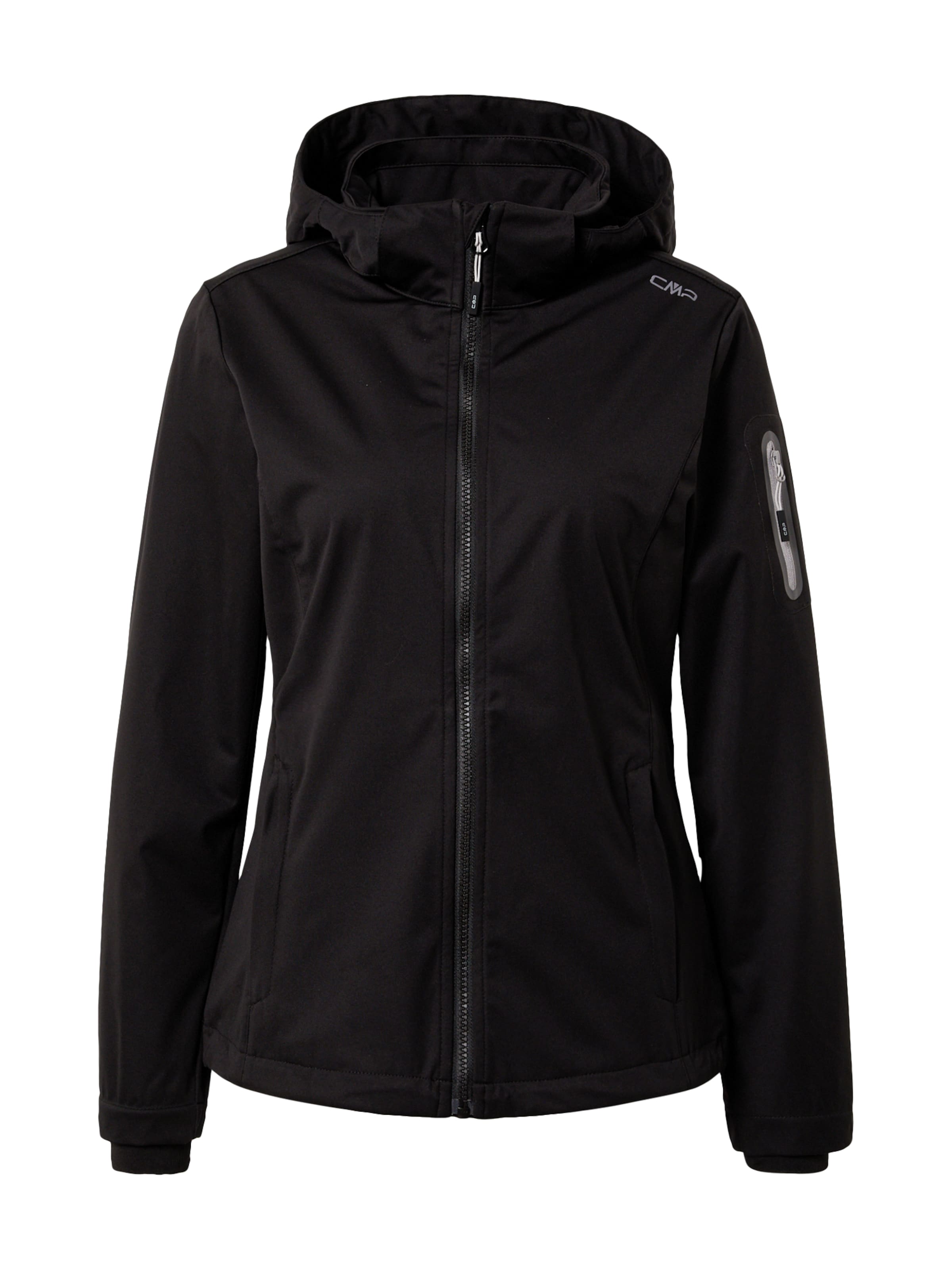 Veste outdoor CMP en noir : devant