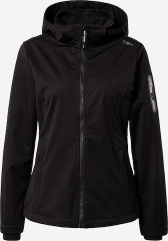 Veste outdoor CMP en noir : devant