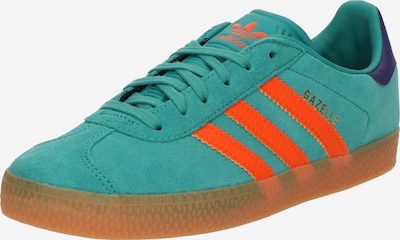 ADIDAS ORIGINALS Tennarit 'Gazelle' värissä tummansininen / smaragdi / neonoranssi, Tuotenäkymä