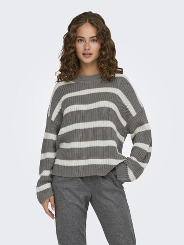 JDY Sweater 'JUSTY' in Grey: front