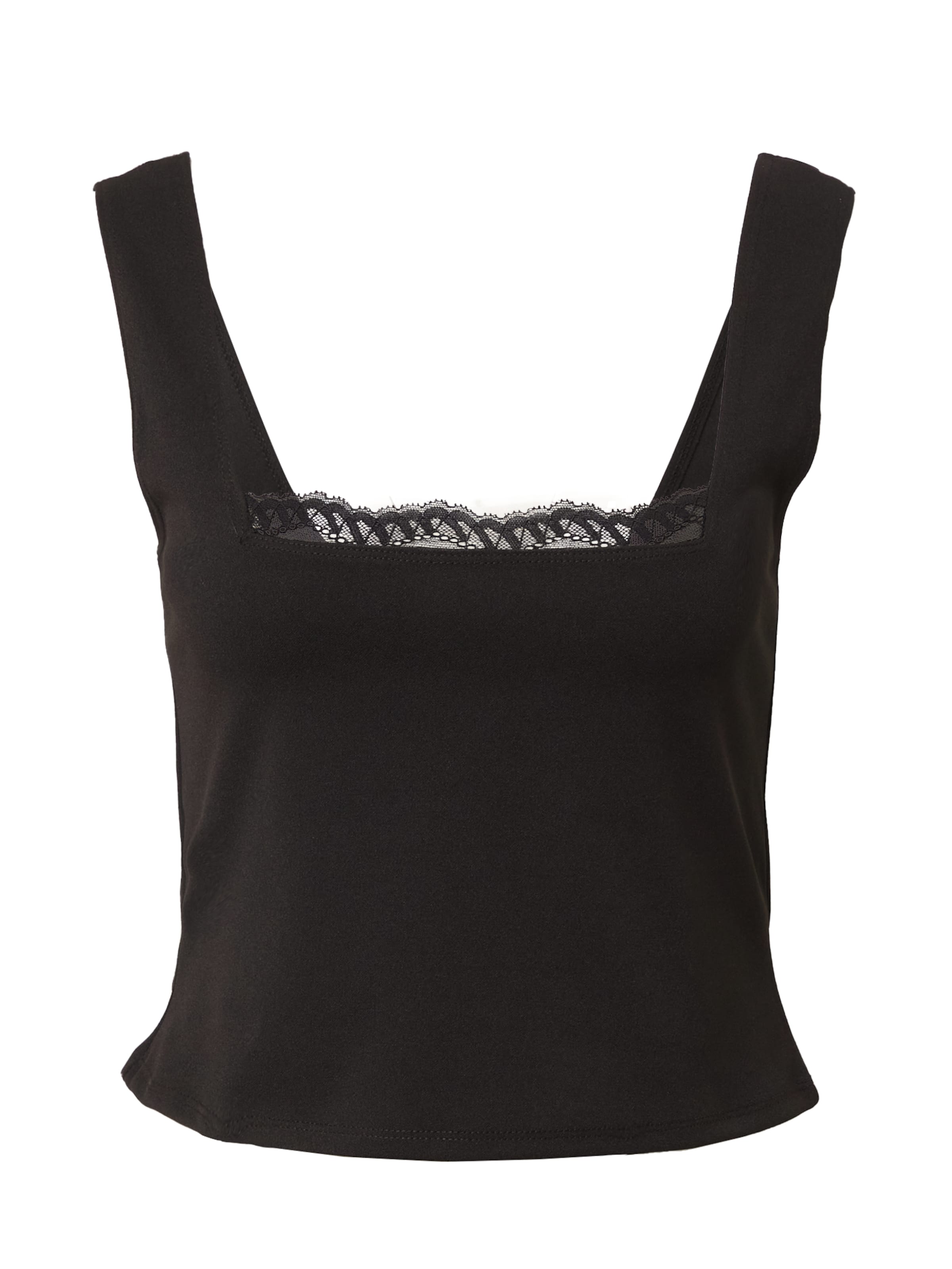 NLY by Nelly Top | črna barva: sprednja stran