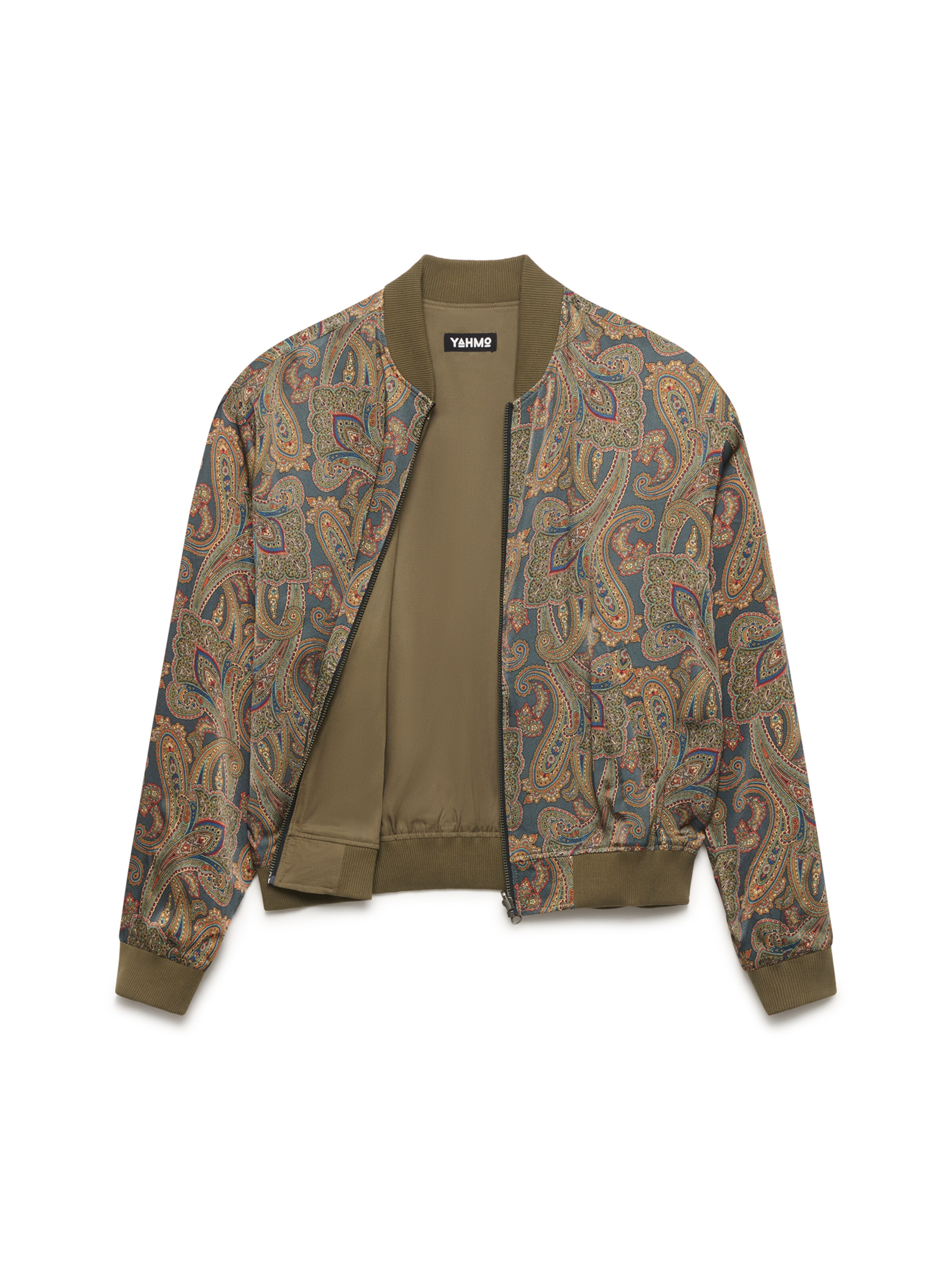 Yahmo Between-Season Jacket 'Lene' in Green: front