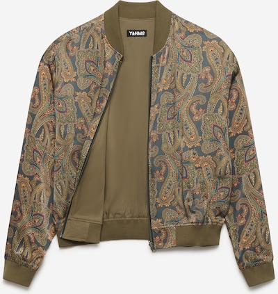 Yahmo Übergangsjacke 'Lene' in XS in oliv / mischfarben, Produktansicht