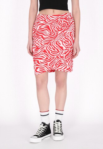myMo ROCKS Rok in Rood: voorkant