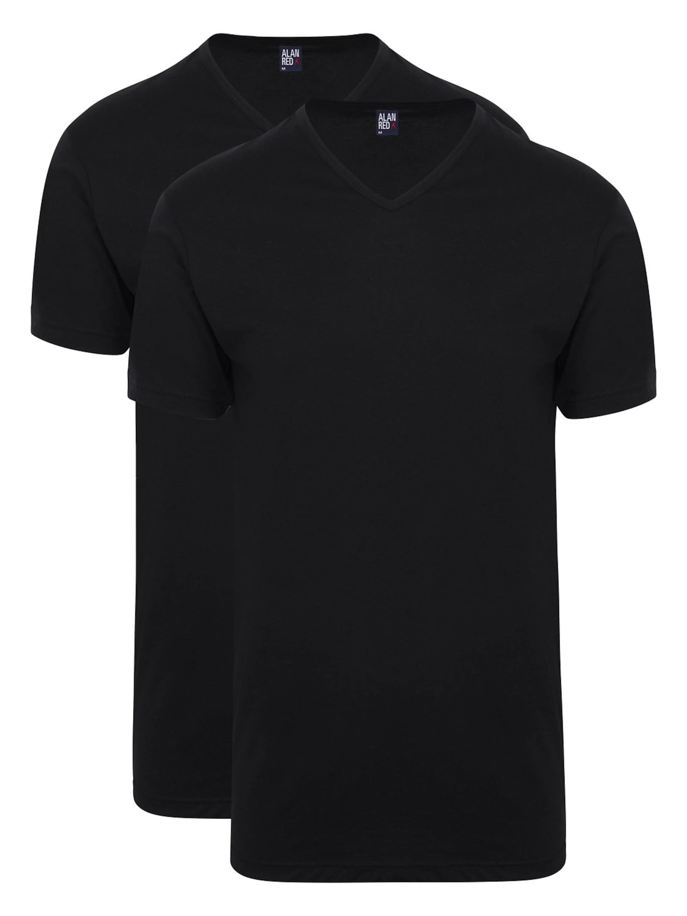 alan red Shirt 'Vermont' in Zwart: voorkant