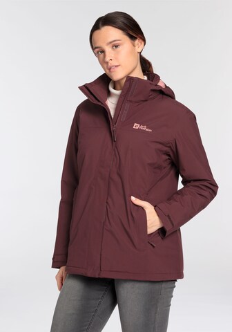 JACK WOLFSKIN Performance Jacket in Red