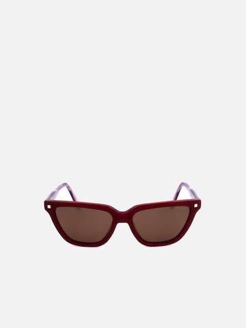 Polaroid - Gafas de sol 'Polaroid PLD 4157/S/X Burgundy 55/16/145 Women Sunglasses' en rojo: frente
