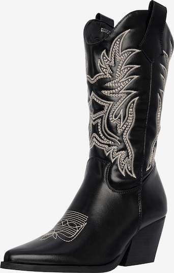 Salinyang Cowboystiefel in beige / schwarz, Produktansicht
