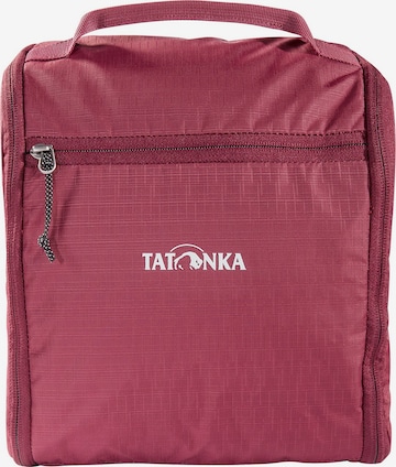 TATONKA Toiletry Bag 'DLX ' in Red: front