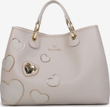 Borsa a mano 'Beth Patch' di Braccialini in grigio: frontale