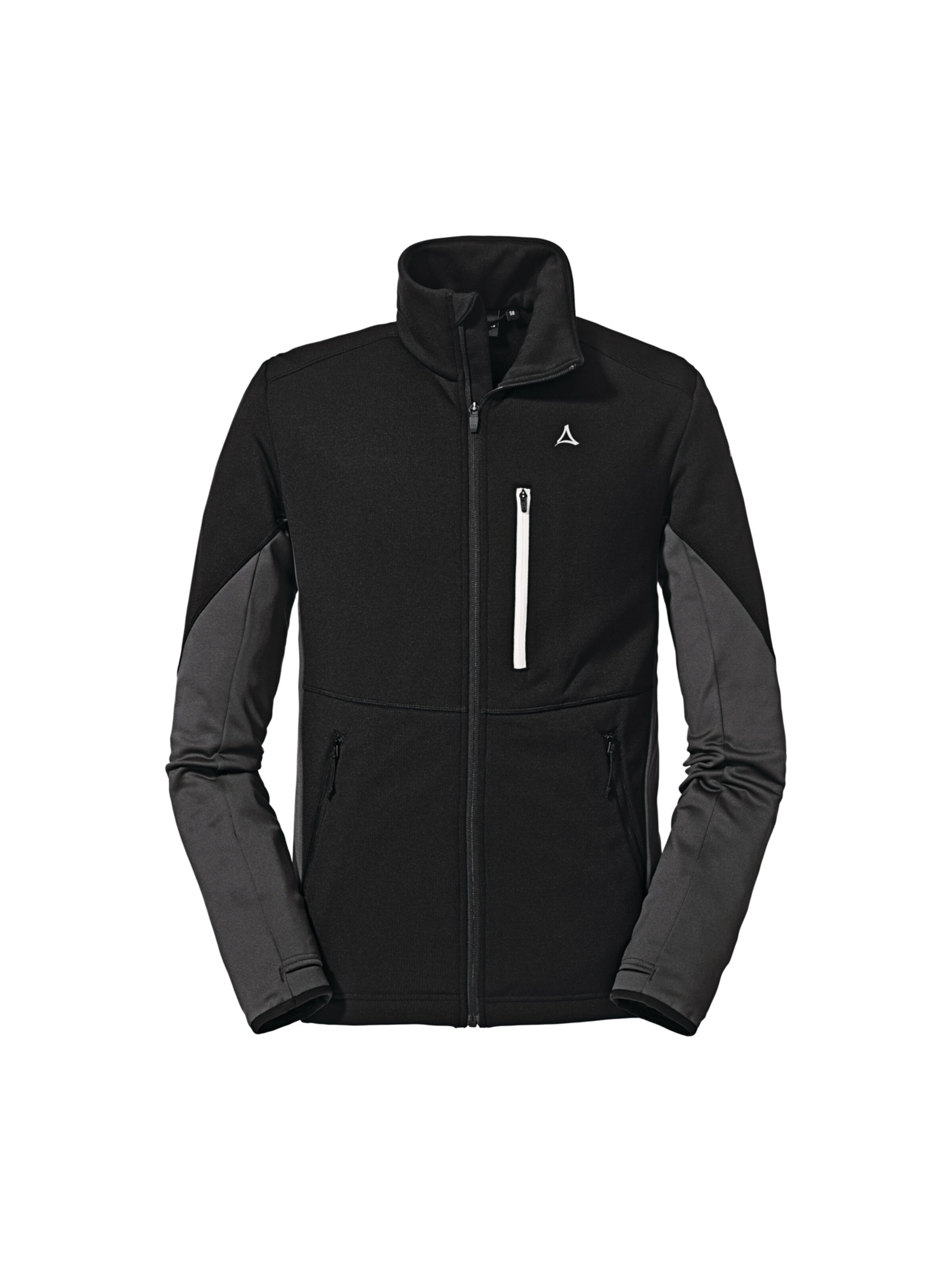 Schöffel Funktionsfleecejacke 'Lodron' in Schwarz: Vorderseite