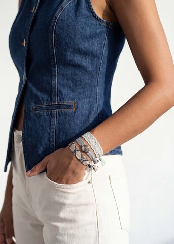 PURELEI Armband 'Blue Lagoon' in Groen: voorkant