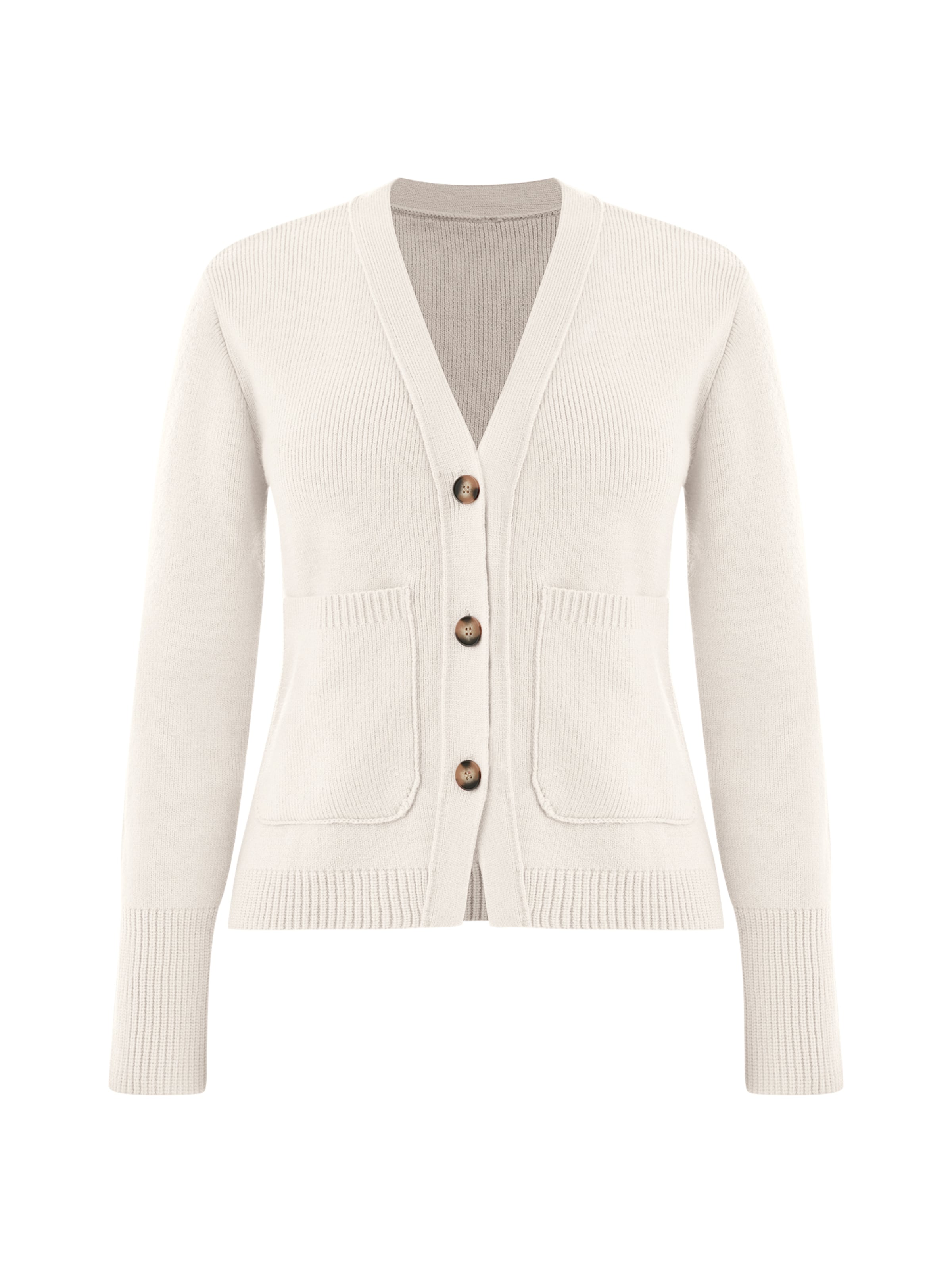 Imily Bela Cardigan i hvid: forside