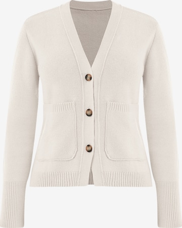 Imily Bela Kardigán - Biela: predná strana