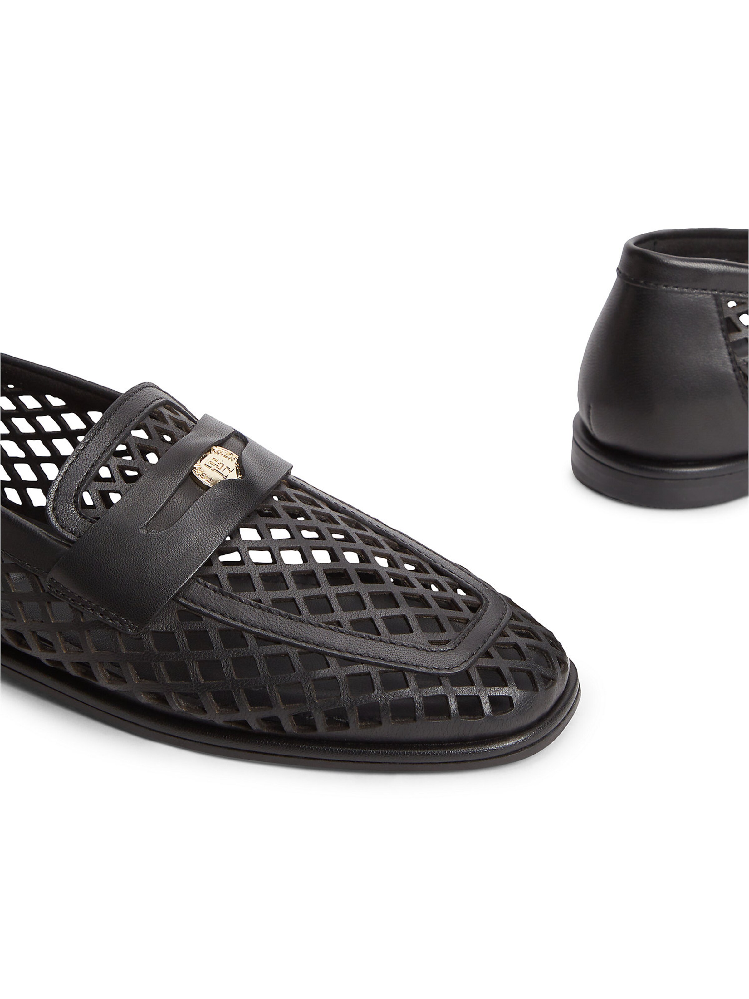 TOMMY HILFIGER Instappers in Zwart