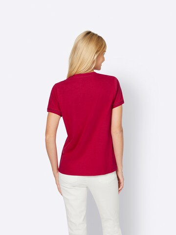 T-shirt heine en rouge