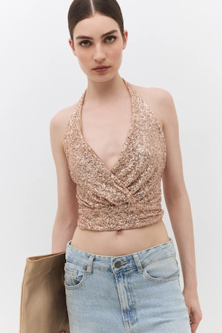 No Matter What Top in Beige