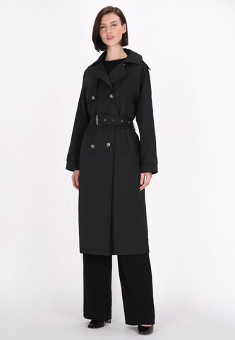 Cappotto di mezza stagione di usha BLACK LABEL in nero: frontale