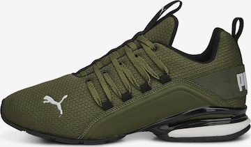 Chaussure de course 'Axelion' PUMA en vert : devant