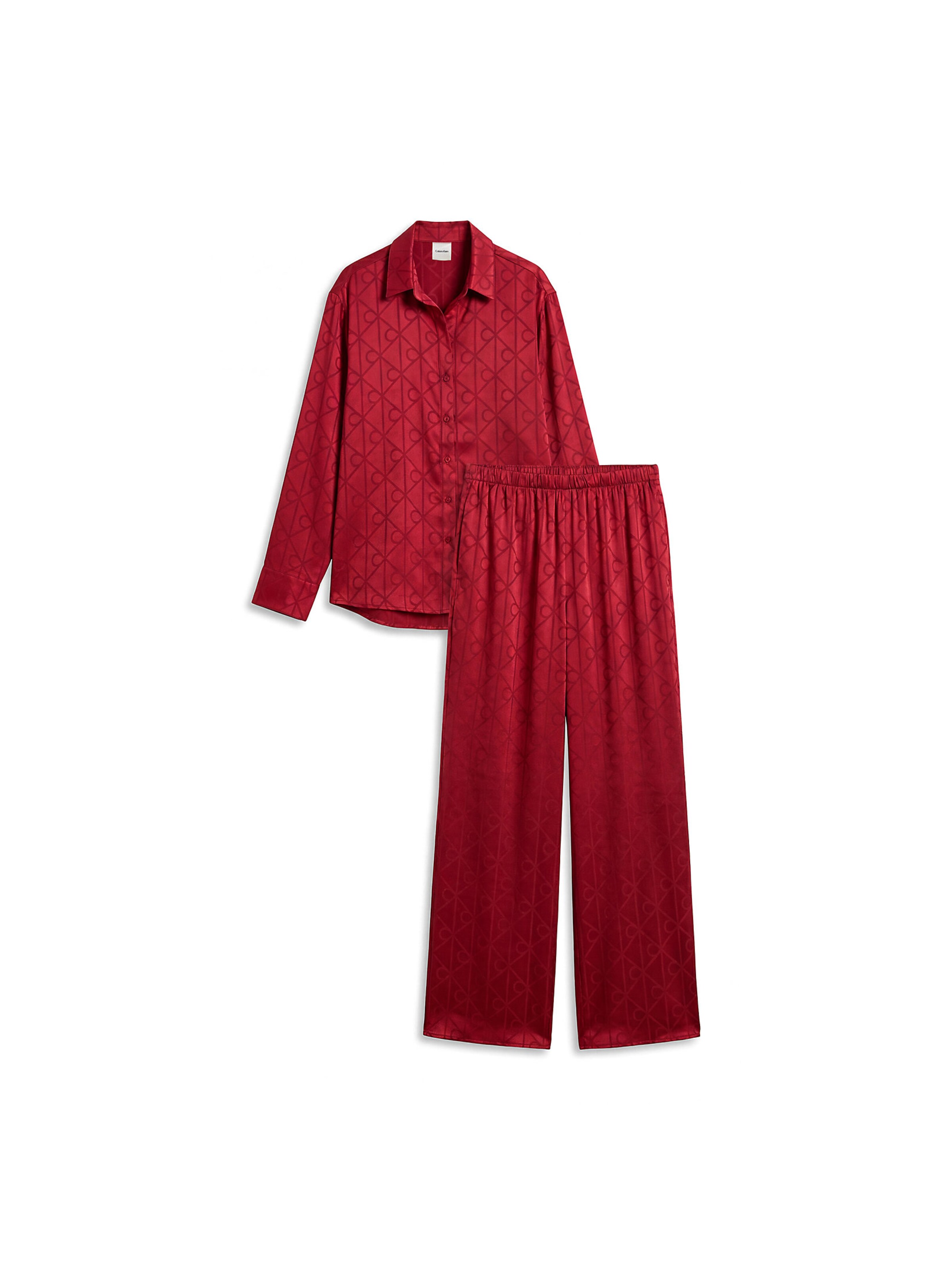 Calvin Klein Pyjama in Rot: Vorderseite