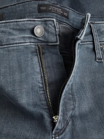 JACK & JONES Slimfit Jeans 'Glenn Evan' in Blauw