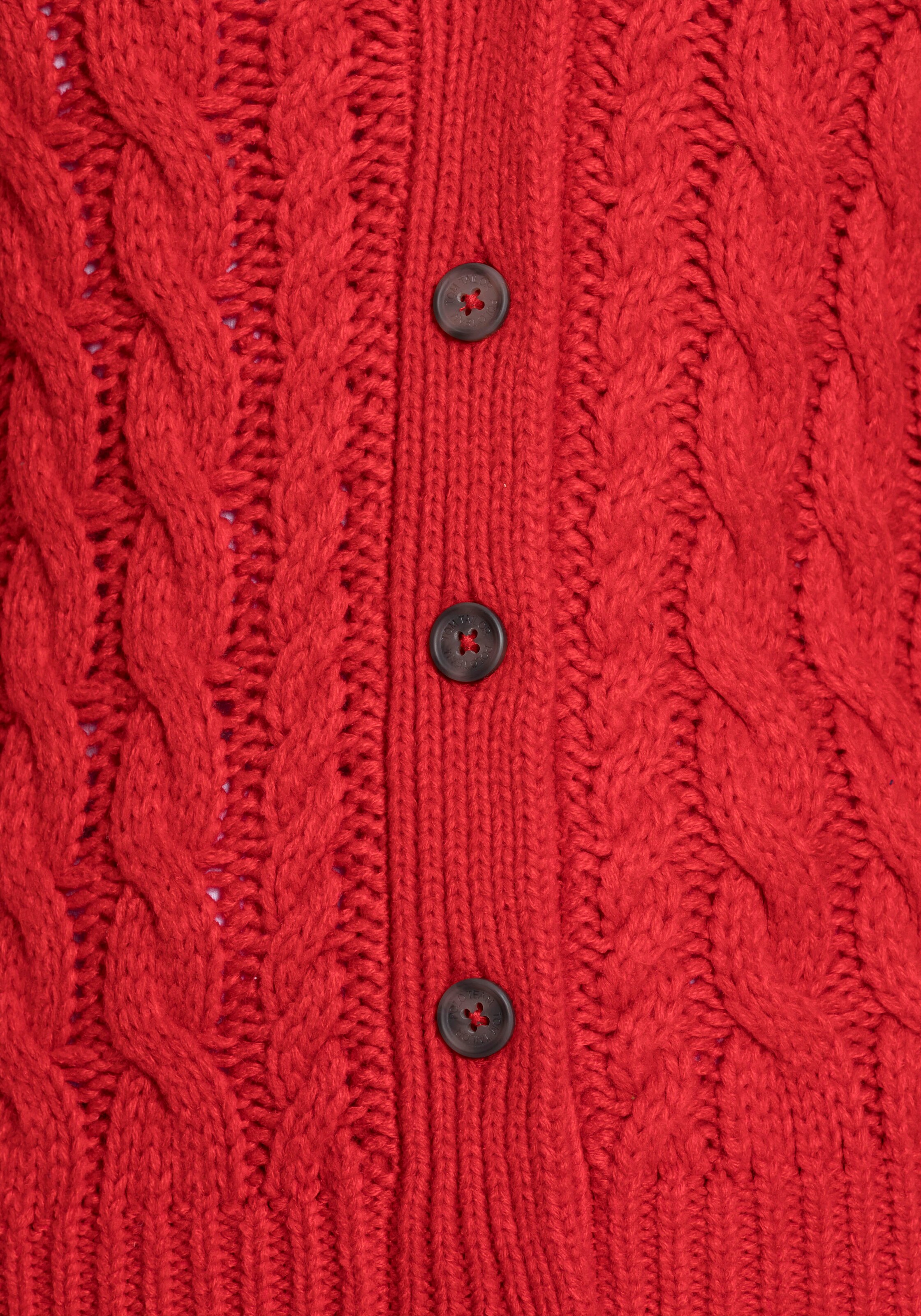 Frauen Pullover & Strick Tom Tailor Polo Team Strickjacke in Rot - ST54110 Frauen Pullover & Strick Tom Tailor Polo Team Strickjacke in Rot - ST54110