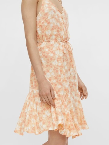 PIECES - Vestido de verano 'Nya' en naranja