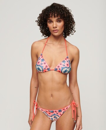 Superdry Triangle Bikini Top in Pink