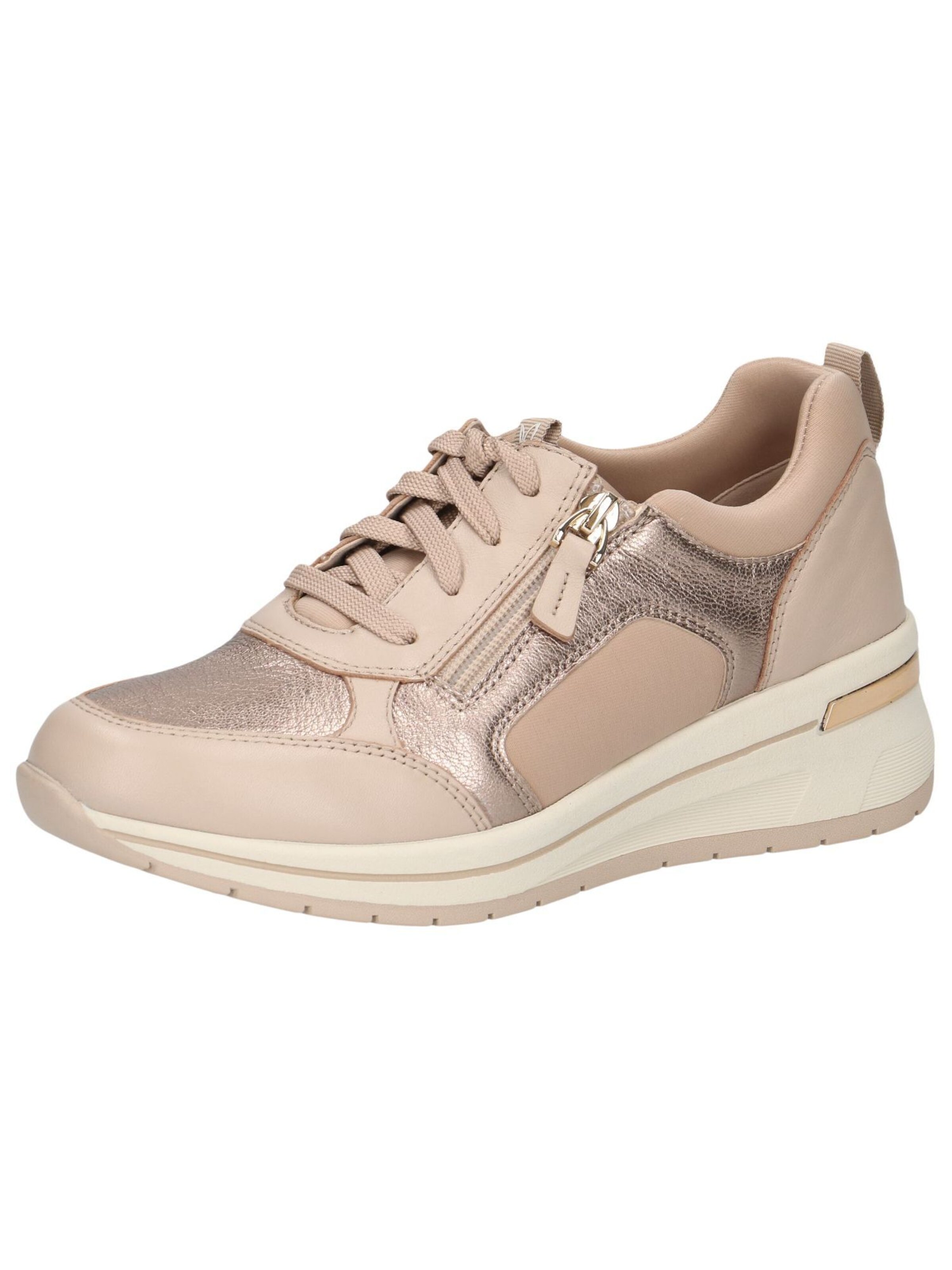 CAPRICE Platform trainers in Beige: front