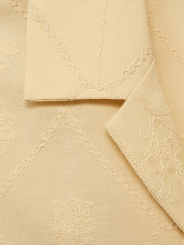 MANGO MAN Comfort fit Button Up Shirt 'ESVEDRA' in Beige