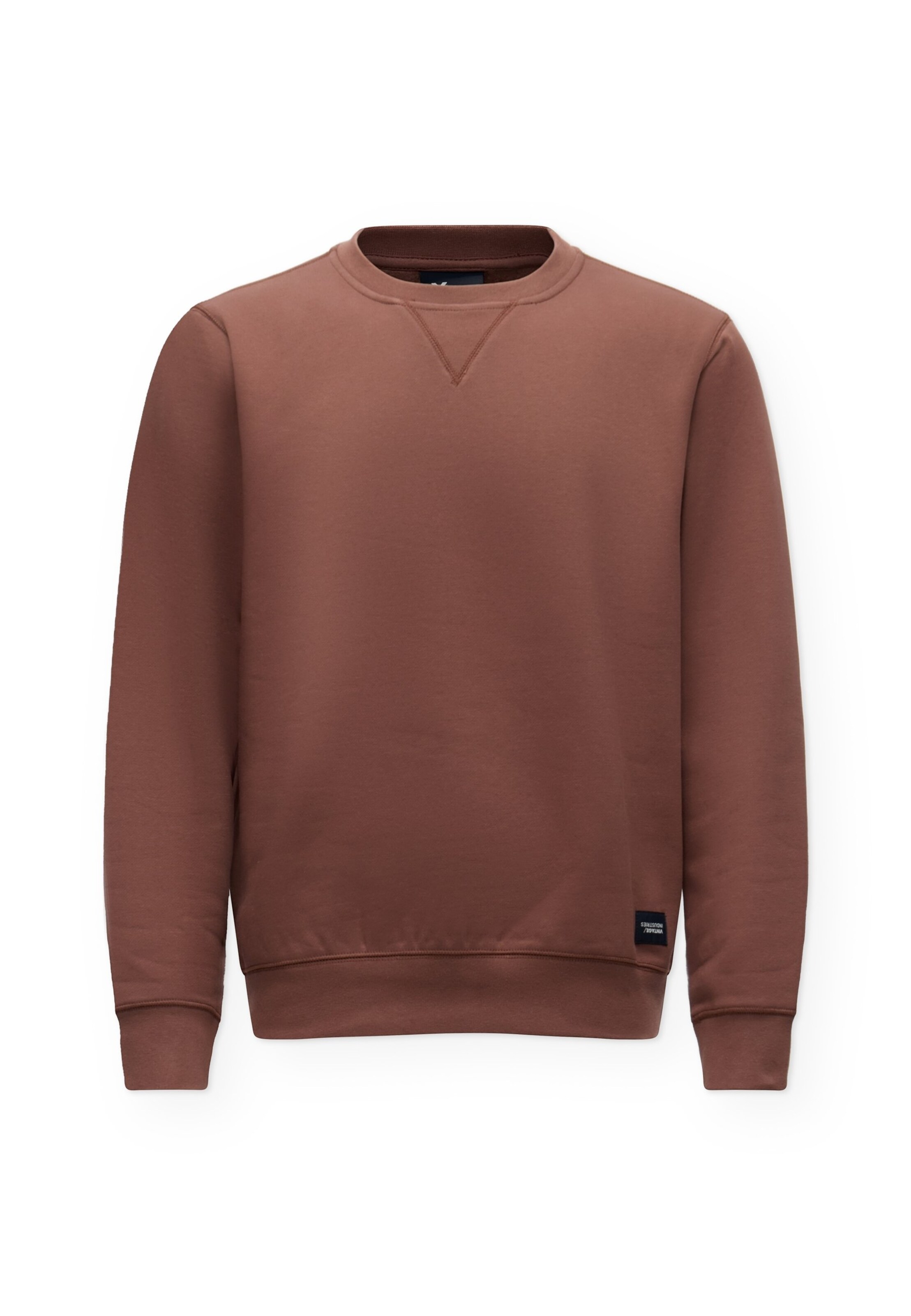 Vintage Industries Sweatshirt 'Greeley' in Brown: front
