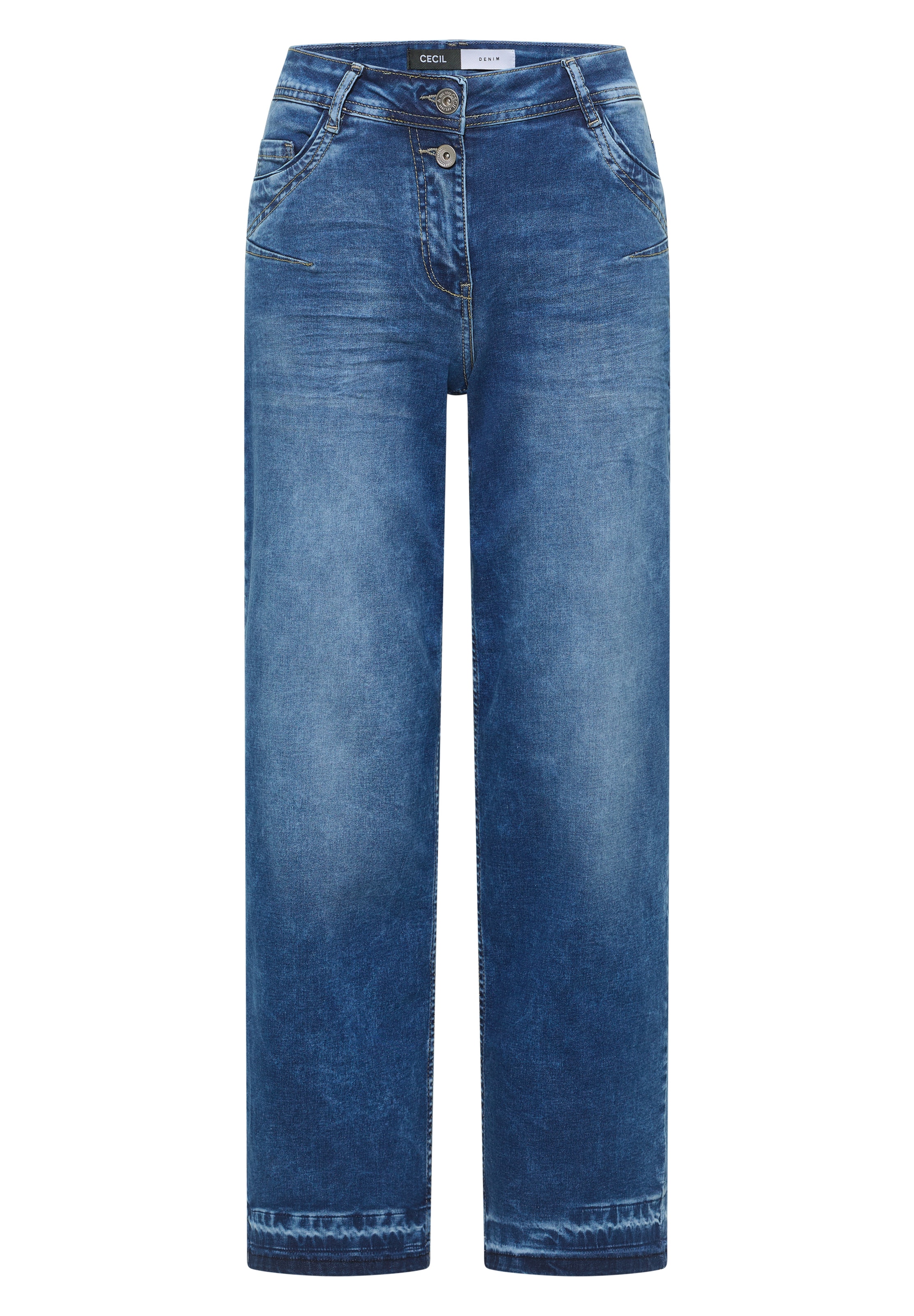 CECIL Loose fit Jeans in Blue: front