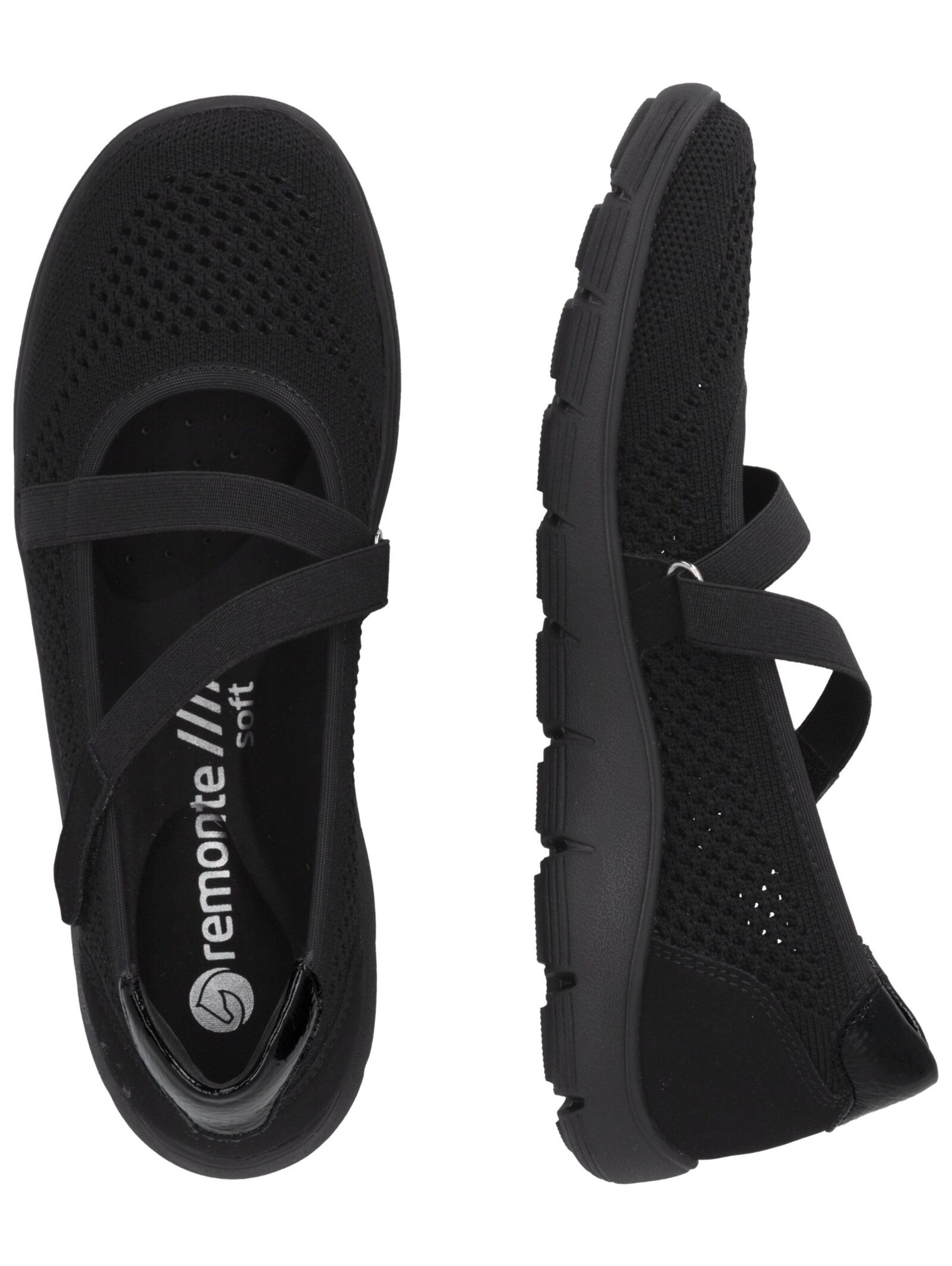 Ballerines à lanières REMONTE en noir