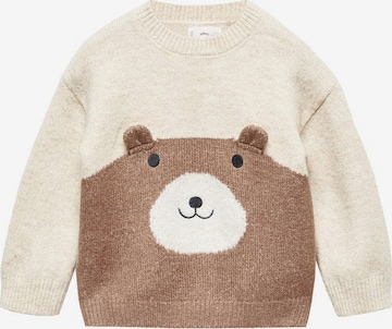 Pull-over 'Oso2' MANGO KIDS en beige : devant