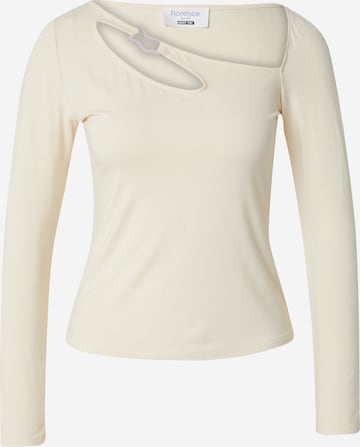 florence by mills exclusive for ABOUT YOU Футболка 'Sycamore' в Бежевый: спереди