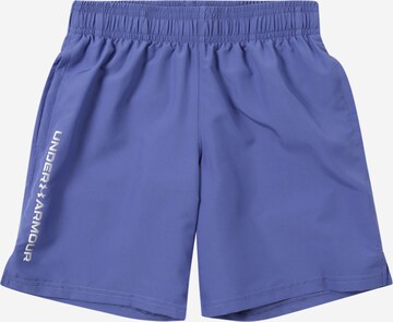 UNDER ARMOUR Štandardný strih Športové nohavice - fialová: predná strana