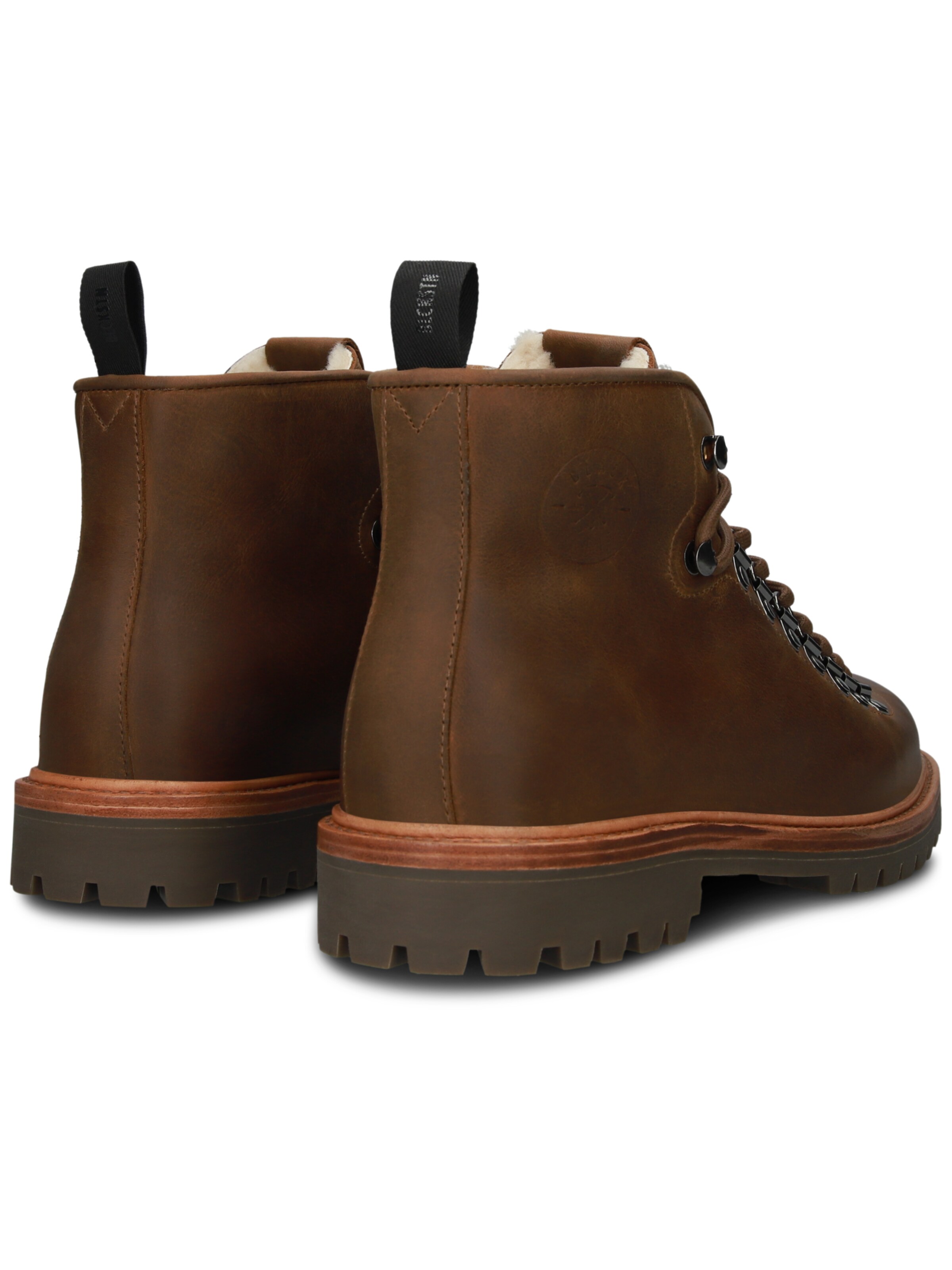 BLACKSTONE - Botas con cordones en marrón