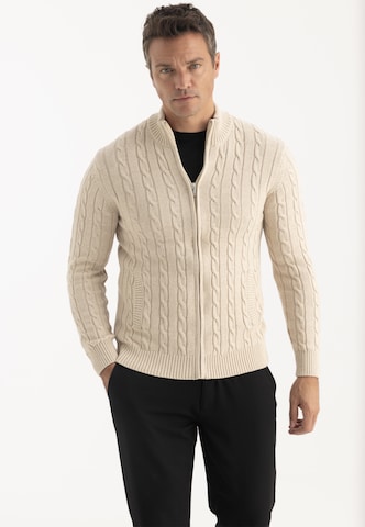 Felix Hardy Strickjacke in Beige: Vorderseite