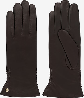 Roeckl Full Finger Gloves in Brown: front