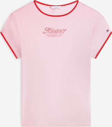 Tricou de la TOMMY HILFIGER pe roz: față