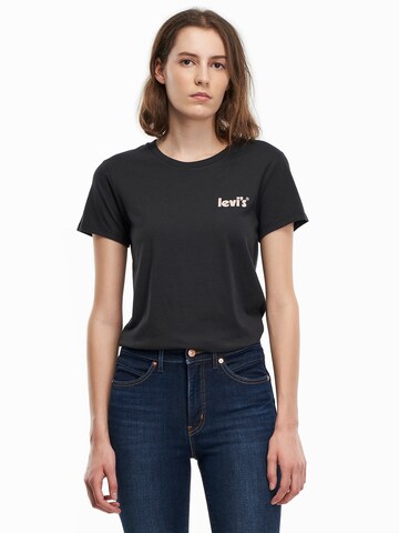 LEVI'S ® Μπλουζάκι 'The Perfect' σε μαύρο: μπροστά