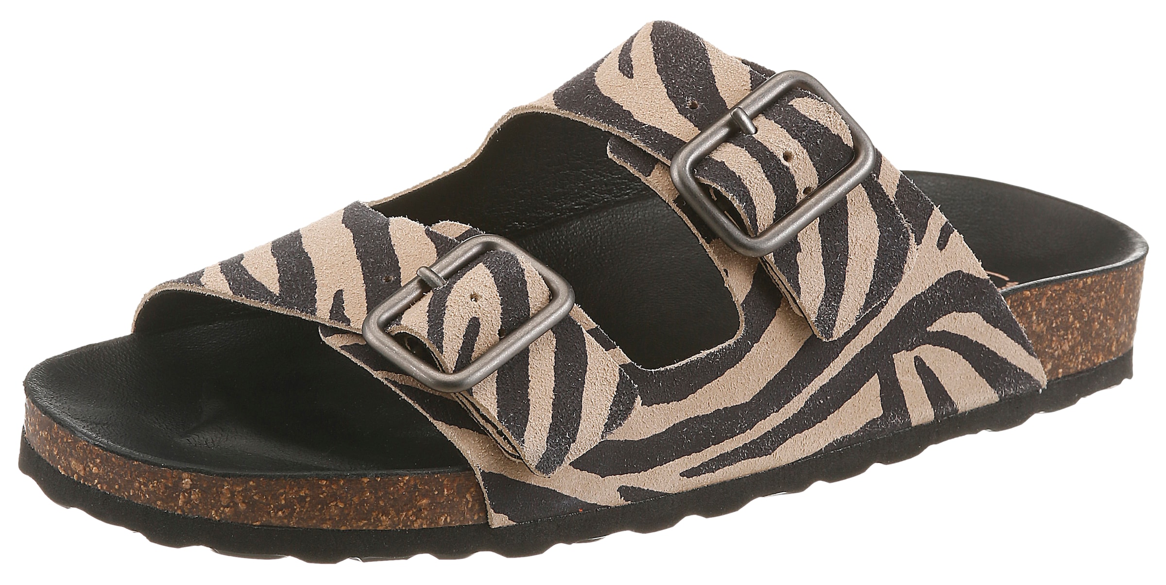 VERBENAS Pantolette in Beige: Vorderseite