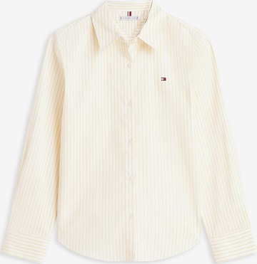 Chemisier TOMMY HILFIGER en jaune : devant