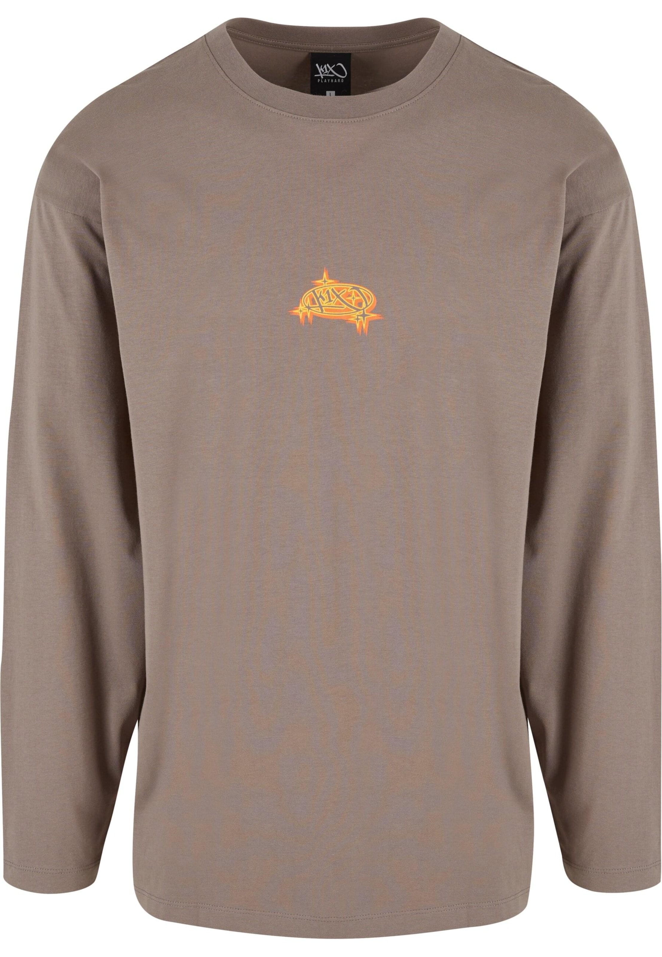 K1X Shirt 'Alien Smash' in Bruin: voorkant