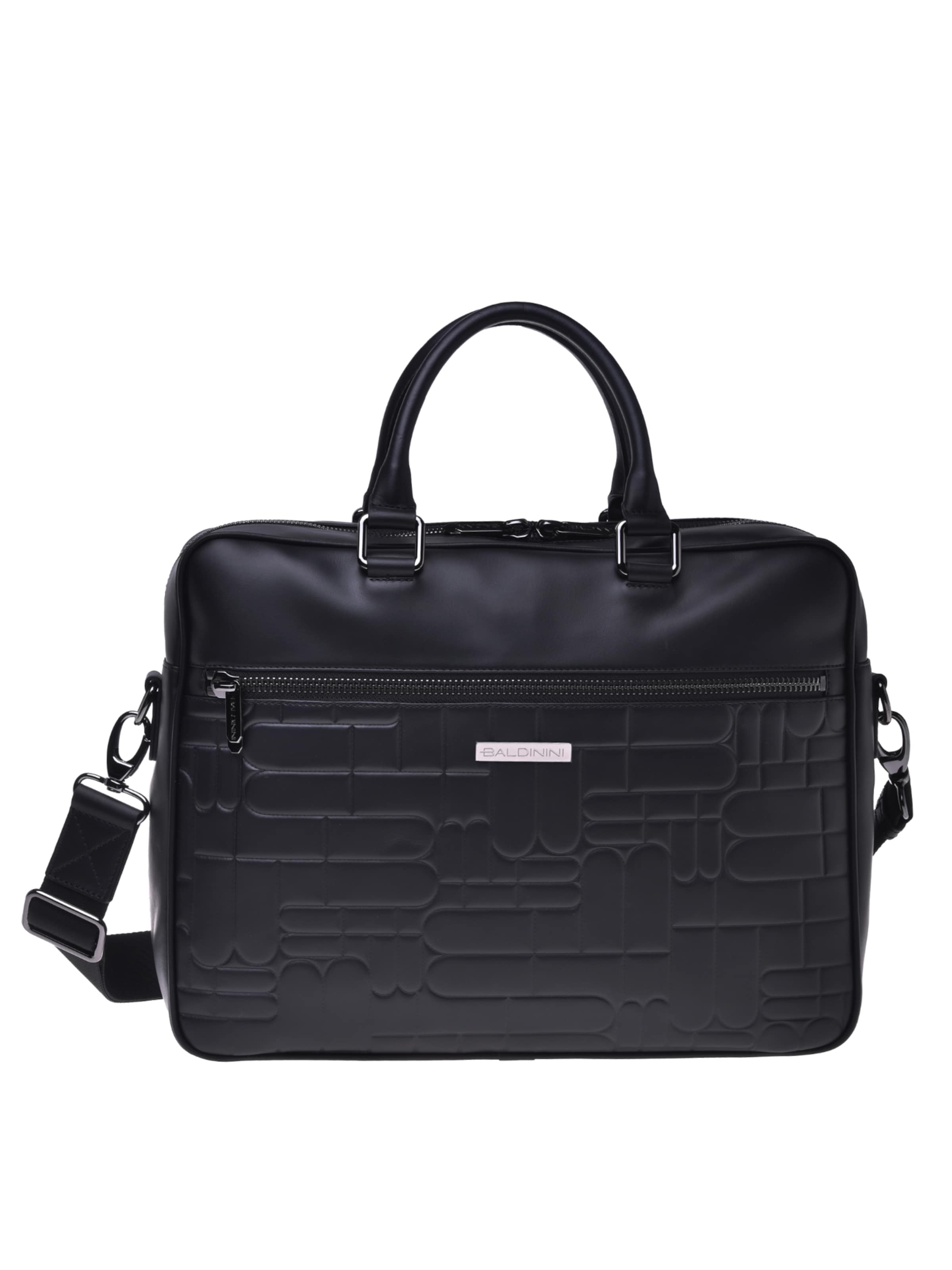 BALDININI Laptop bag in Black: front