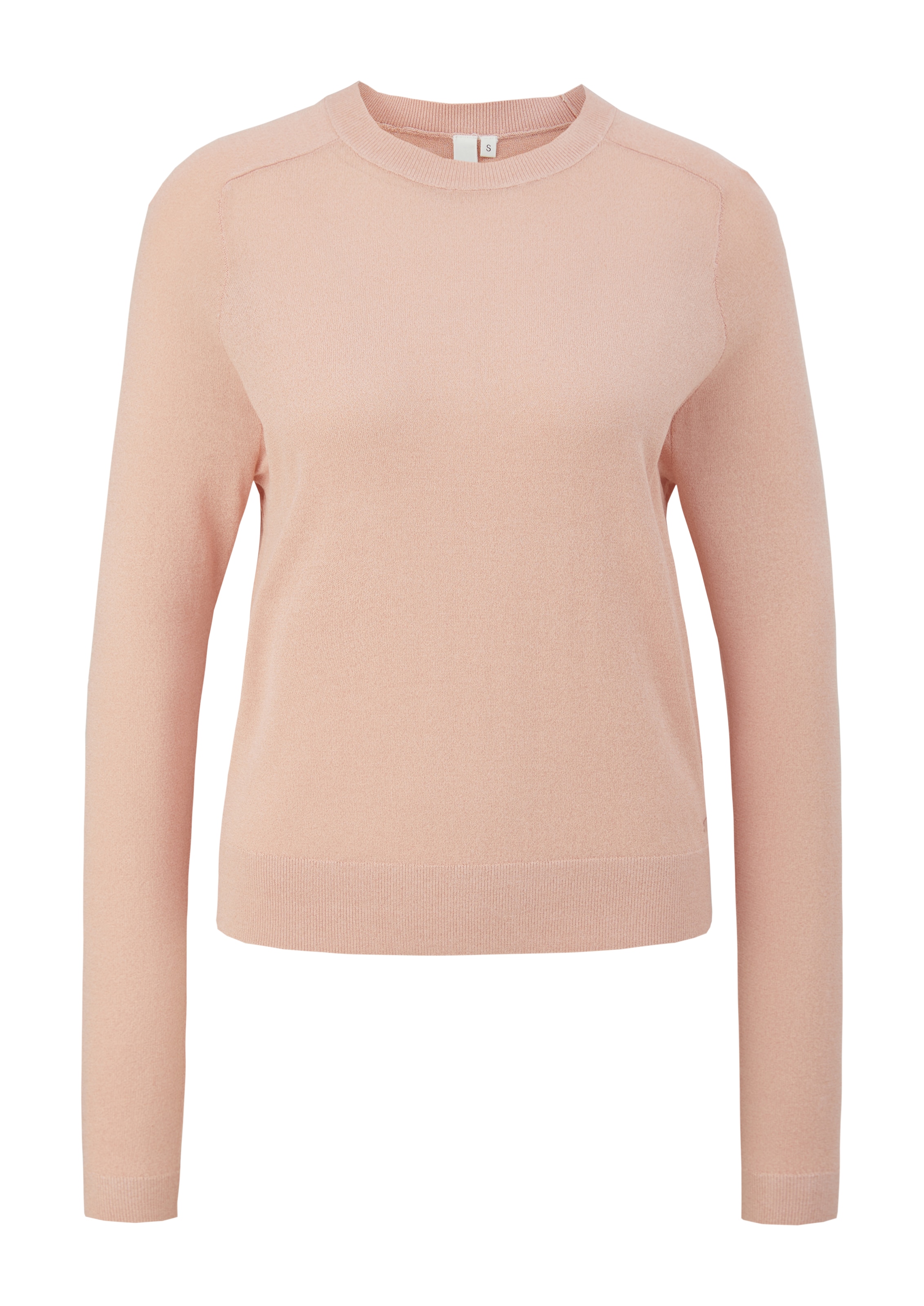 QS Pullover in Pink: Vorderseite